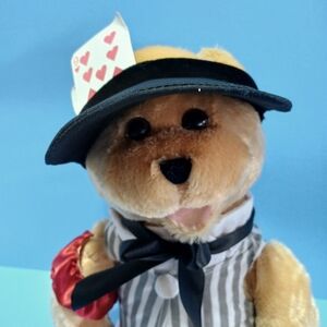 Chantilly Lane Singing Plush Bear 22", Sings "The Gambler" With Tag